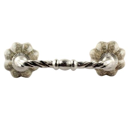 Cream Crackle Ceramic Cut Bridge Handle Online